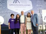 Kevin-and-Alexia-Kevonian-and-Family-at-Armenian-American-Museum-Groundbreaking-Ceremony