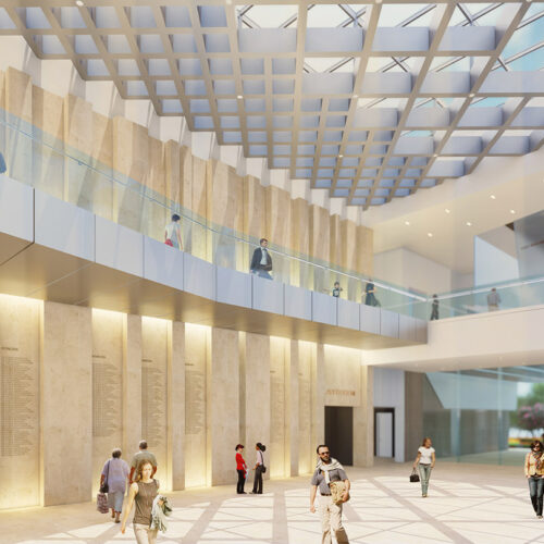 AAMCCC Rendering 2021 Grand Lobby Southeast