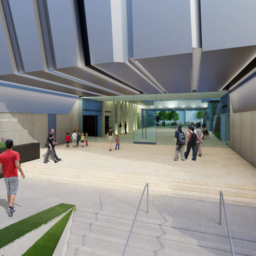 AAMCCC Rendering 2021 Main Entrance Plaza