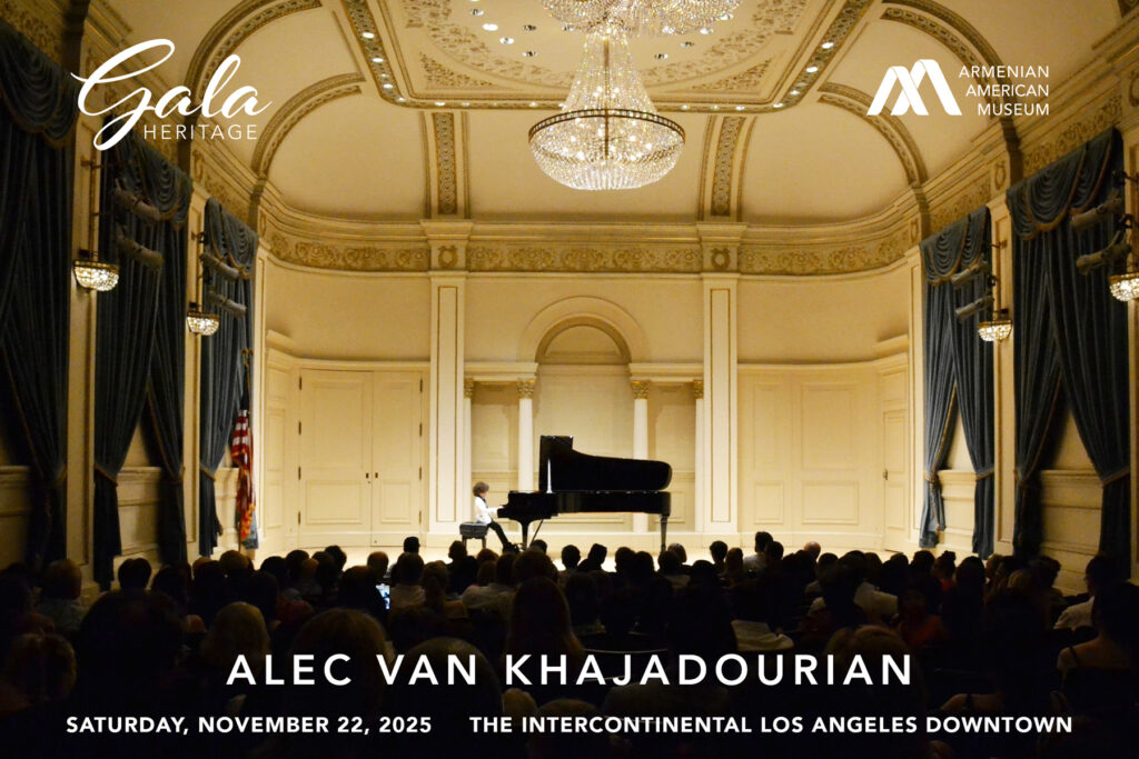 Alec Van Khajadourian to Perform at Armenian American Museum Heritage Gala