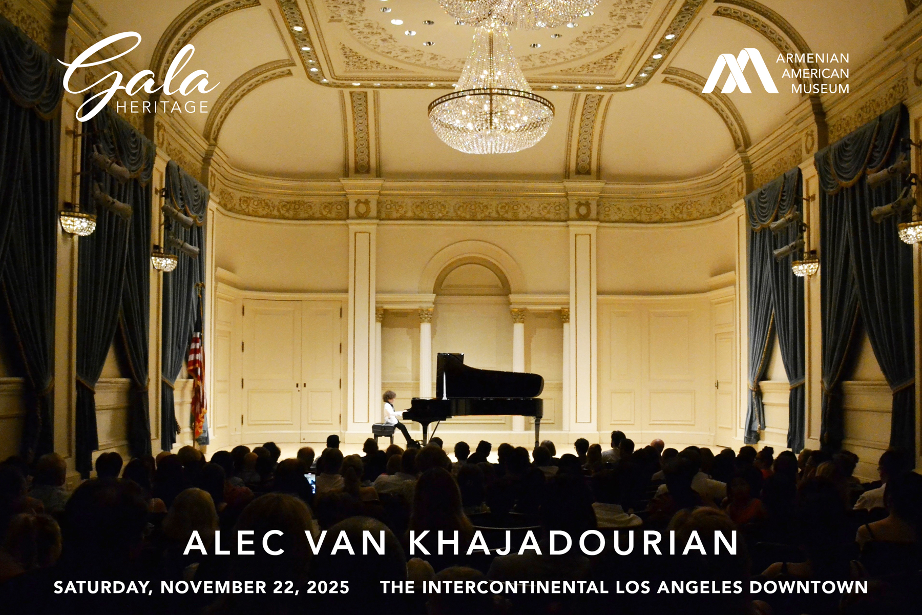 Alec Van Khajadourian to Perform at Armenian American Museum Heritage Gala