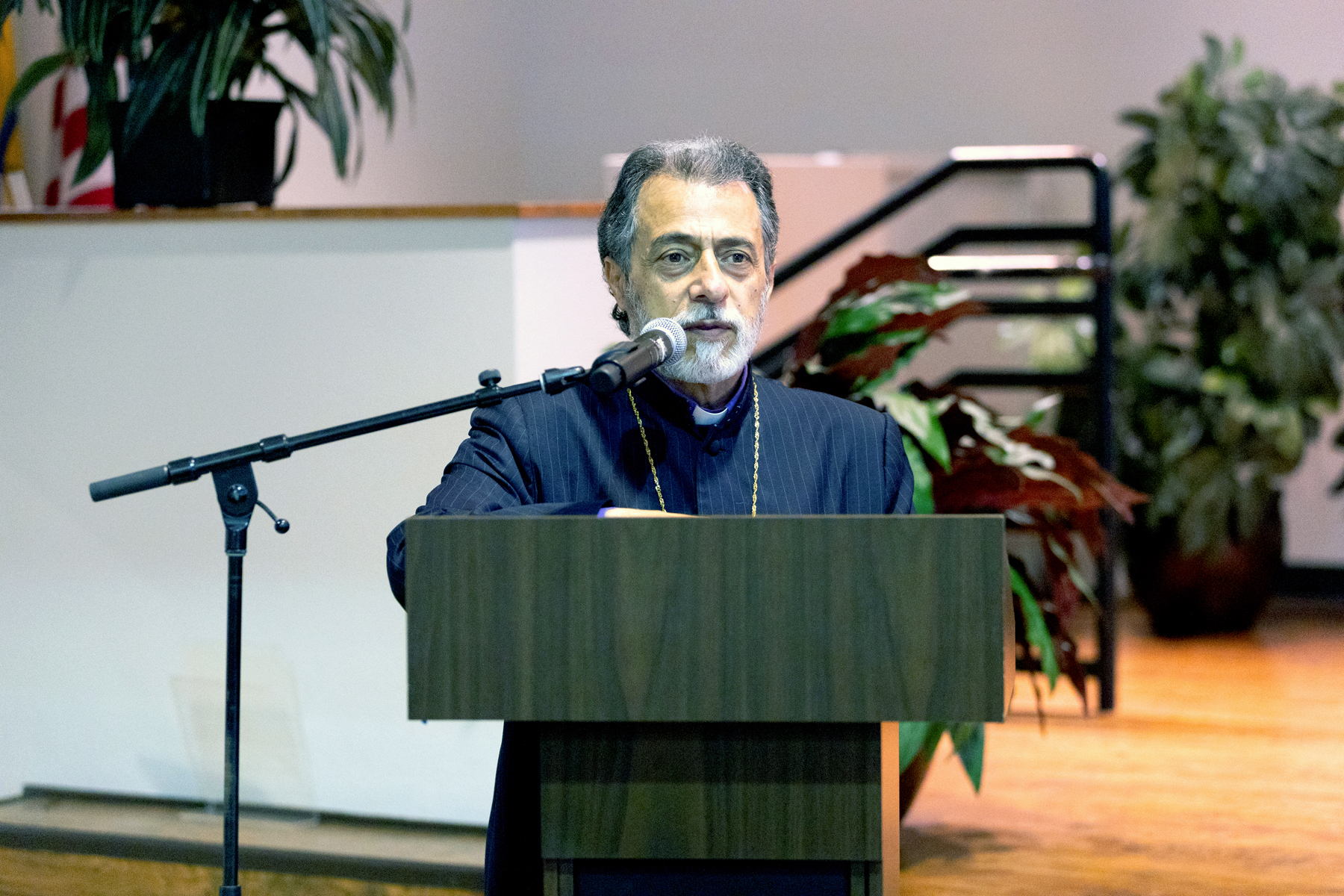 Armenian American Museum Community Organizations Briefing Board of Trustees Co-Chair Archbishop Hovnan Derderian