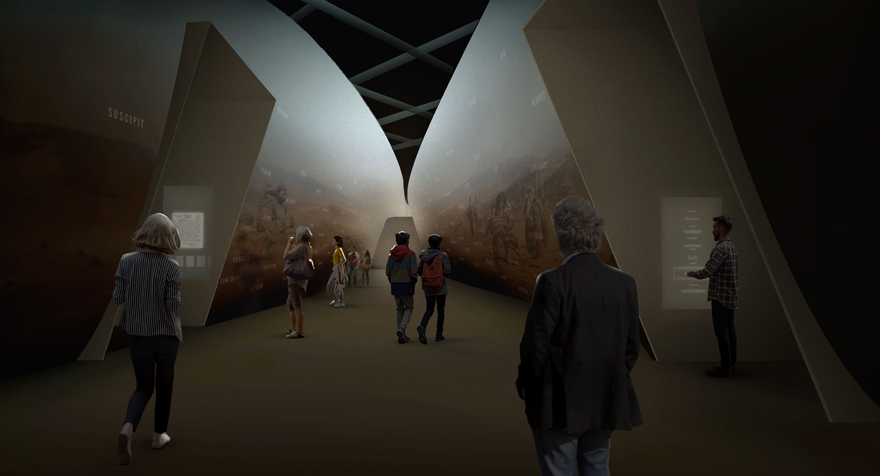 Armenian American Museum Permanent Exhibition Master Plan Conceptual Design 1