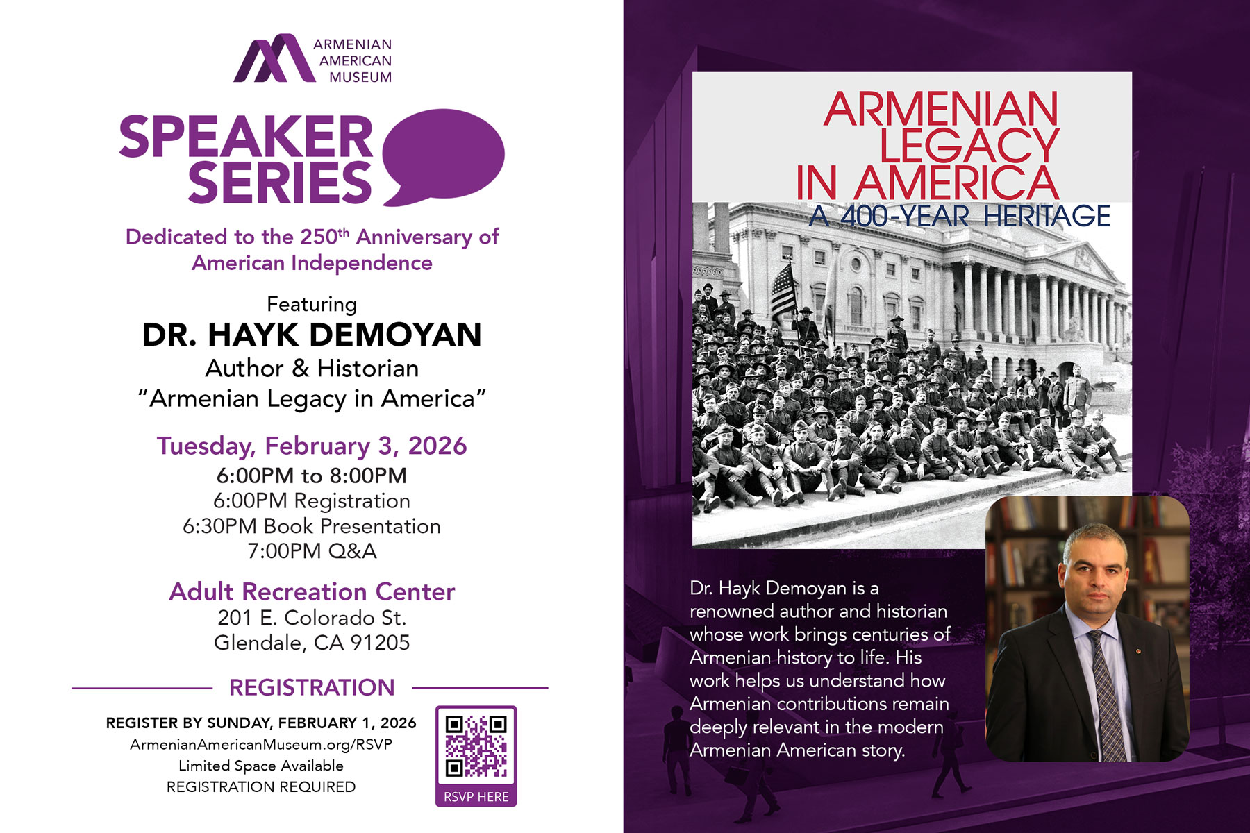 Dr.-Hayk-Demoyan-Speaker-Series-Flyer-(250th-Anniversary-of-American-Independence)