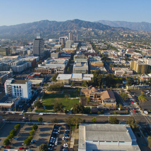 Glendale Central Park Aerial View