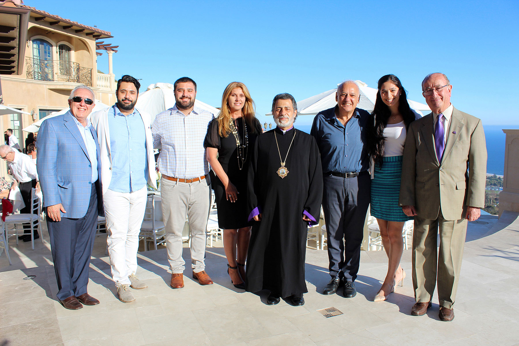 Ohanian Family with Armenian American Museum Leaders at Malibu Reception